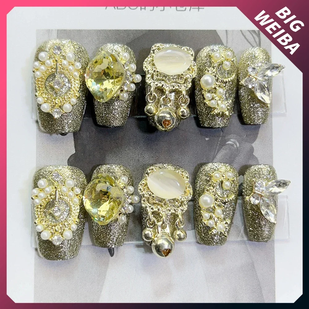 10 Uds Diy corte de lujo brill - Nail Art Xs reseña y precio