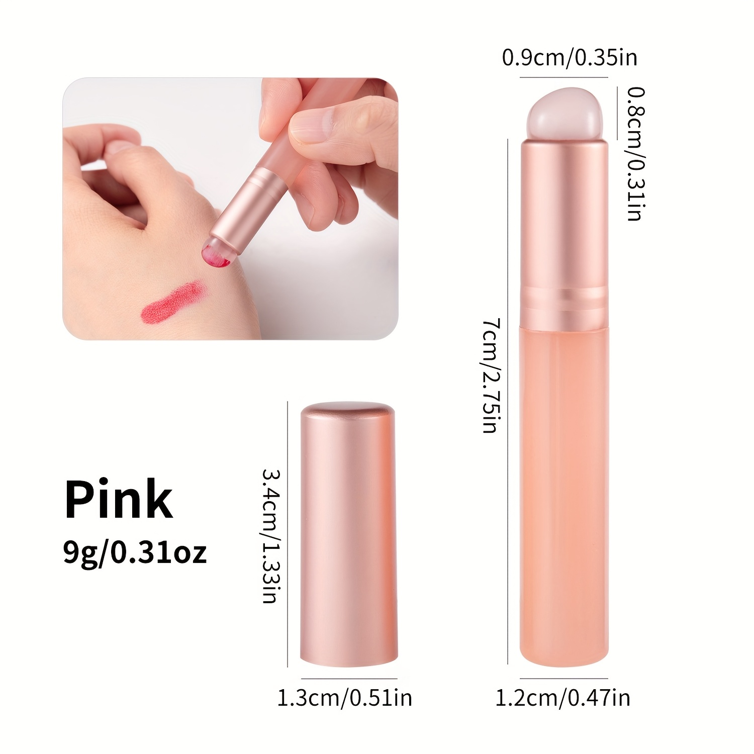 Cepillo de uñas de silicona Je - Nail Art Pink Soft reseña y precio