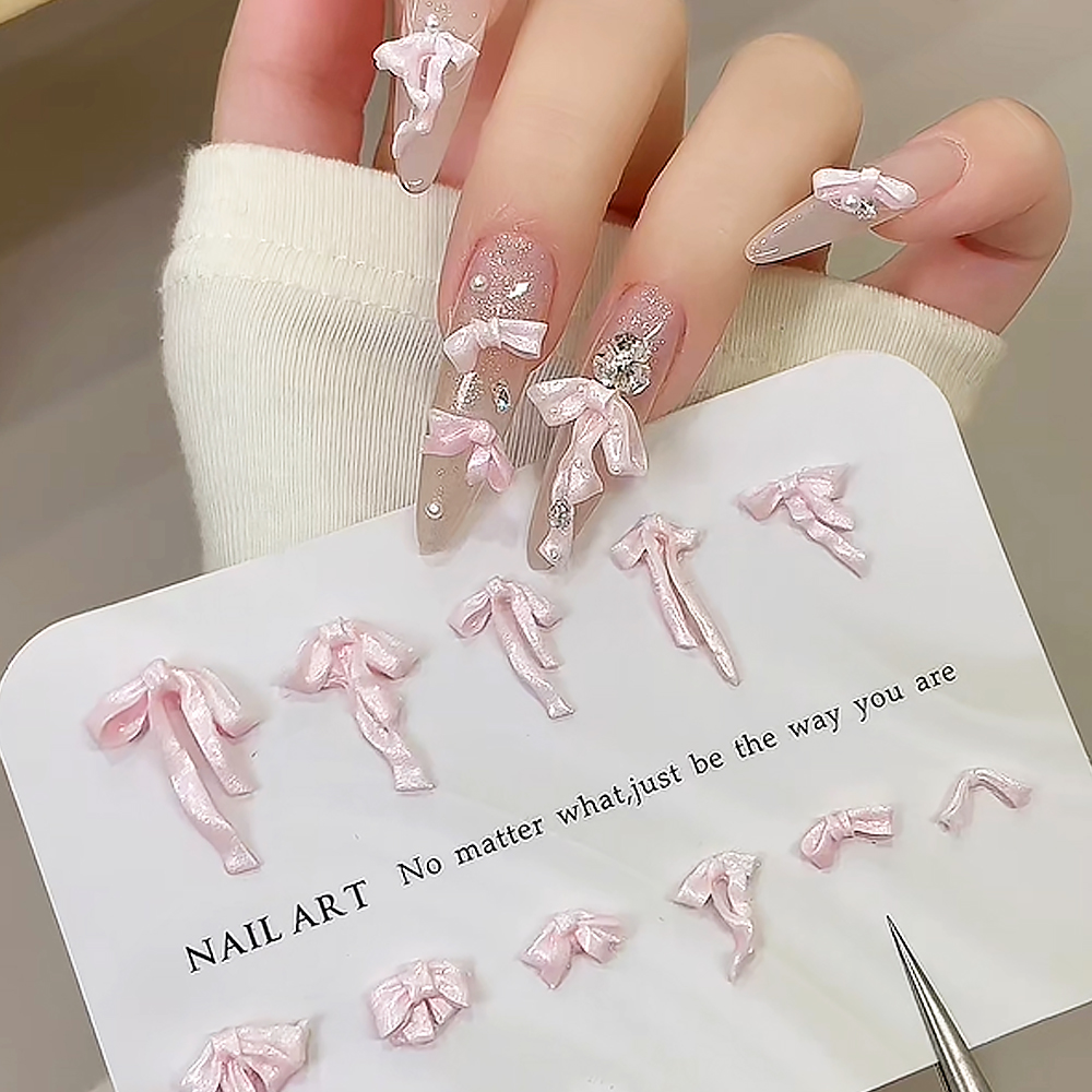 50 piezas de adornos para uñas - Nail Art Pink Soft reseña y precio