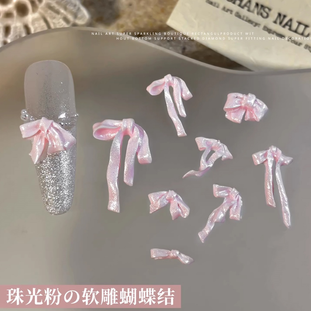 50 piezas de adornos para uñas - Nail Art Pink Soft reseña y precio