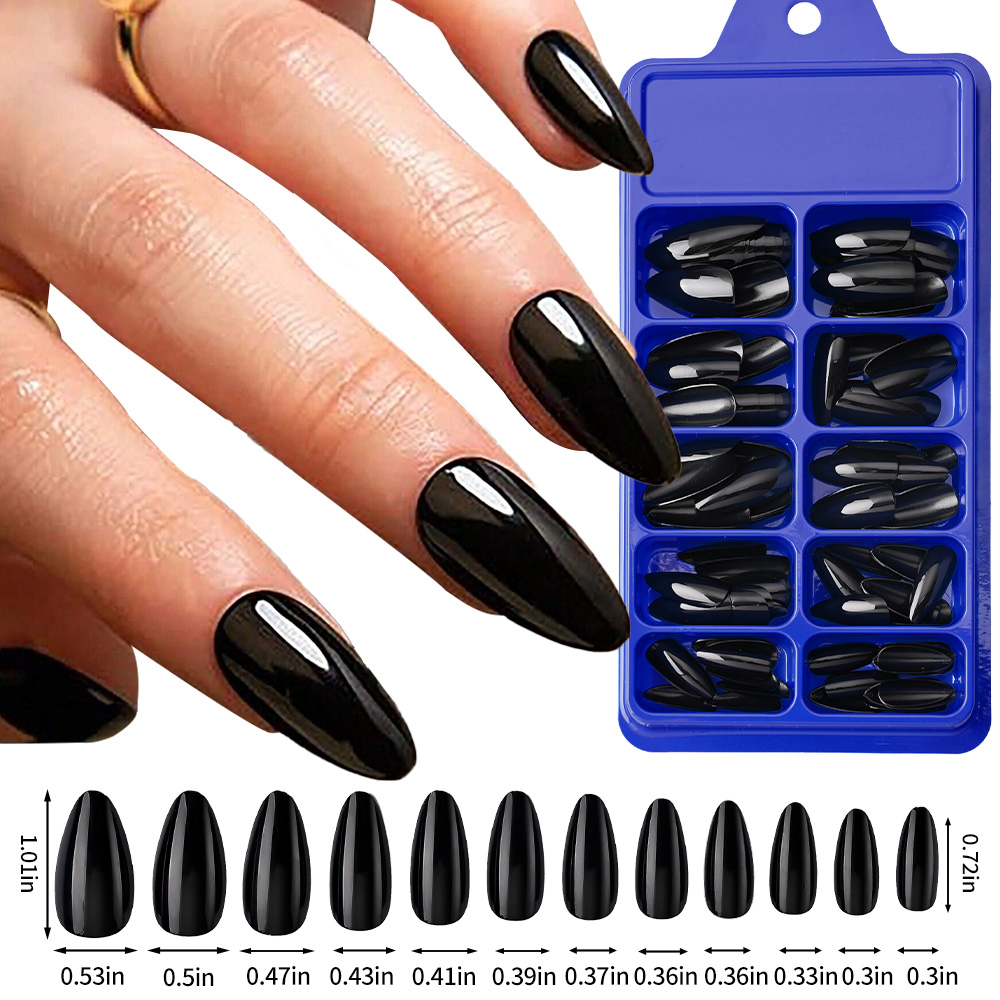 100 Uñas Postizas Almendradas  - Nail Art Fake Nails reseña y precio