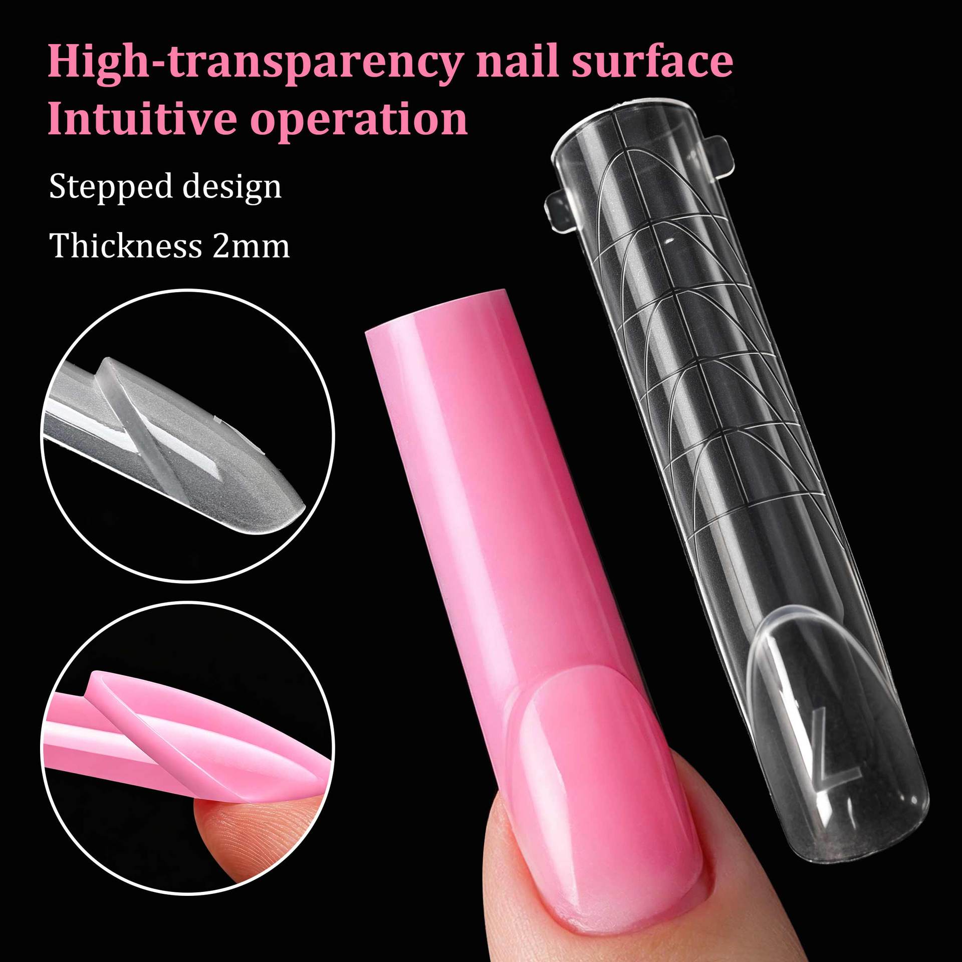 140 Uñas Postizas Planas con B - Nail Art Denim reseña y precio