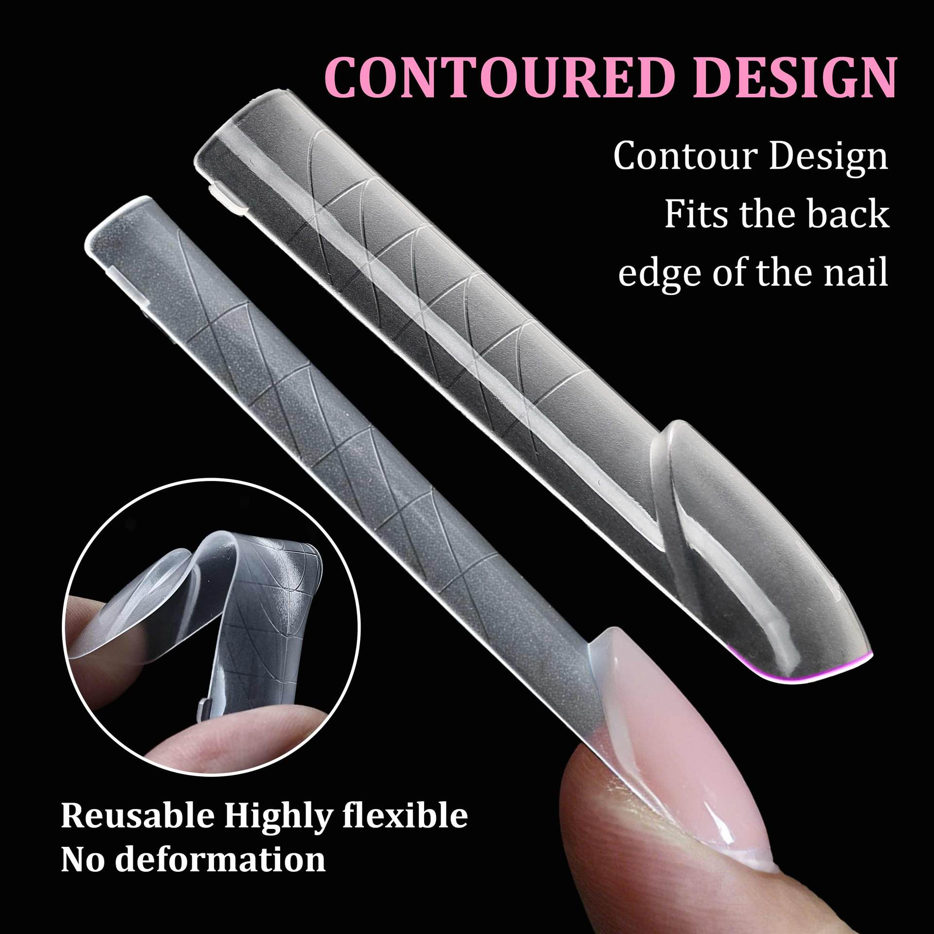 140 Uñas Postizas Planas con B - Nail Art Denim reseña y precio