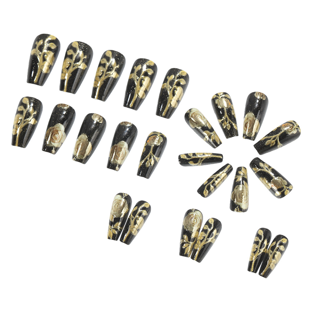 Uñas postizas 3D para mujeres  - Nail Art Fake Nails reseña y precio