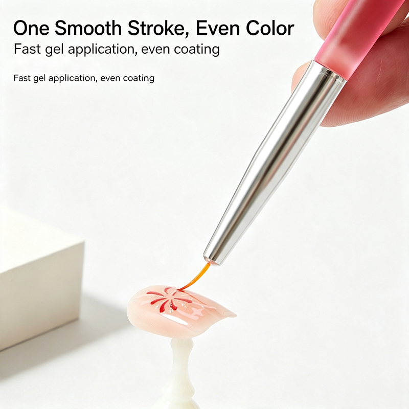 Juego de 5 Pinceles Transparen - Nail Art Pink Soft reseña y precio