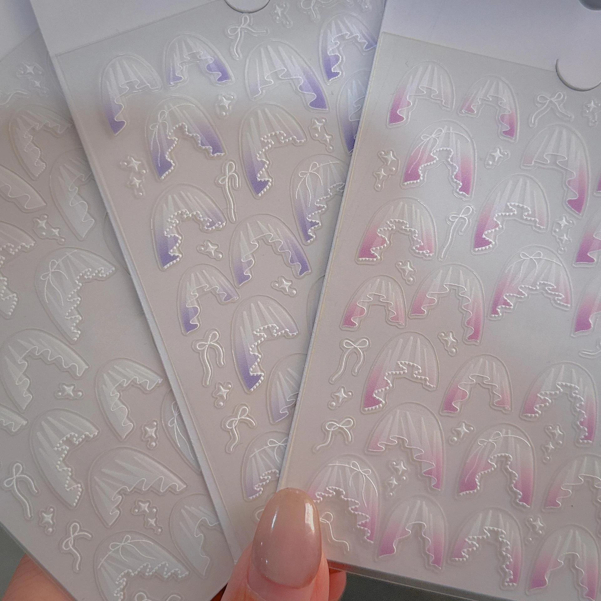 1 Juego de Elegantes Adhesivos - Nail Art Pink Soft reseña y precio