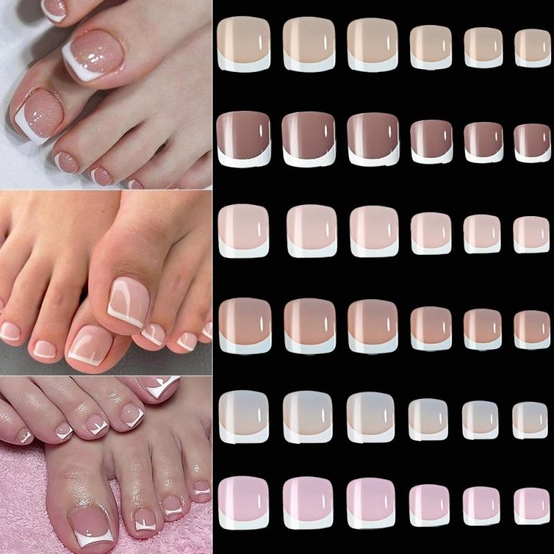 120 Uñas Postizas Cuadradas Fr - Nail Art Fake Nails reseña y precio