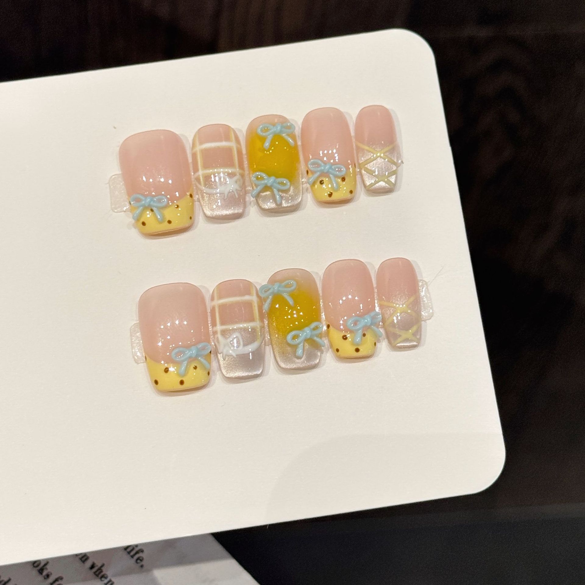 10 Uds. De uñas postizas hecha - Nail Art Xs reseña y precio