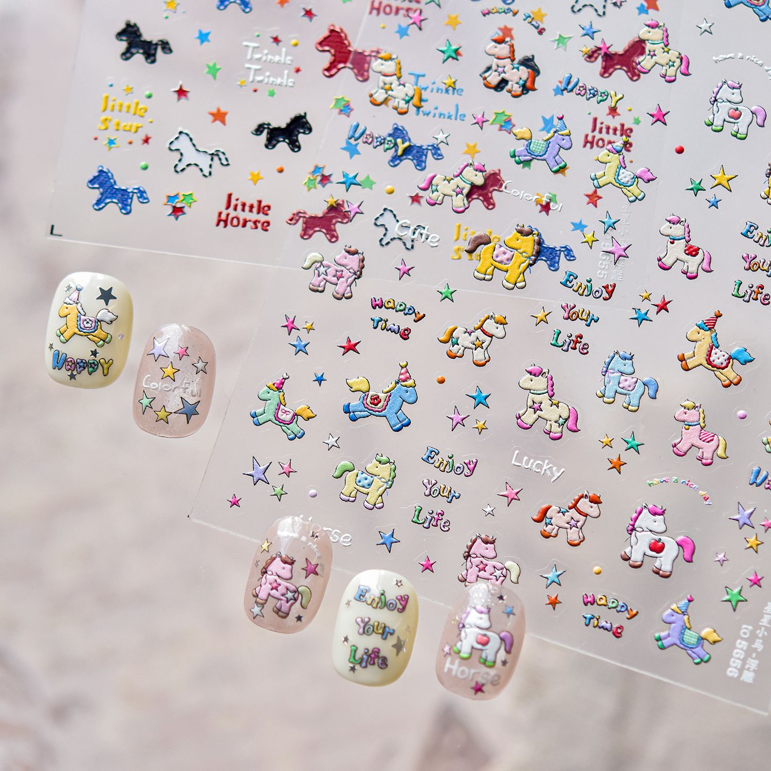 Pegatinas Adhesivas para Uñas  - Nail Art Denim reseña y precio