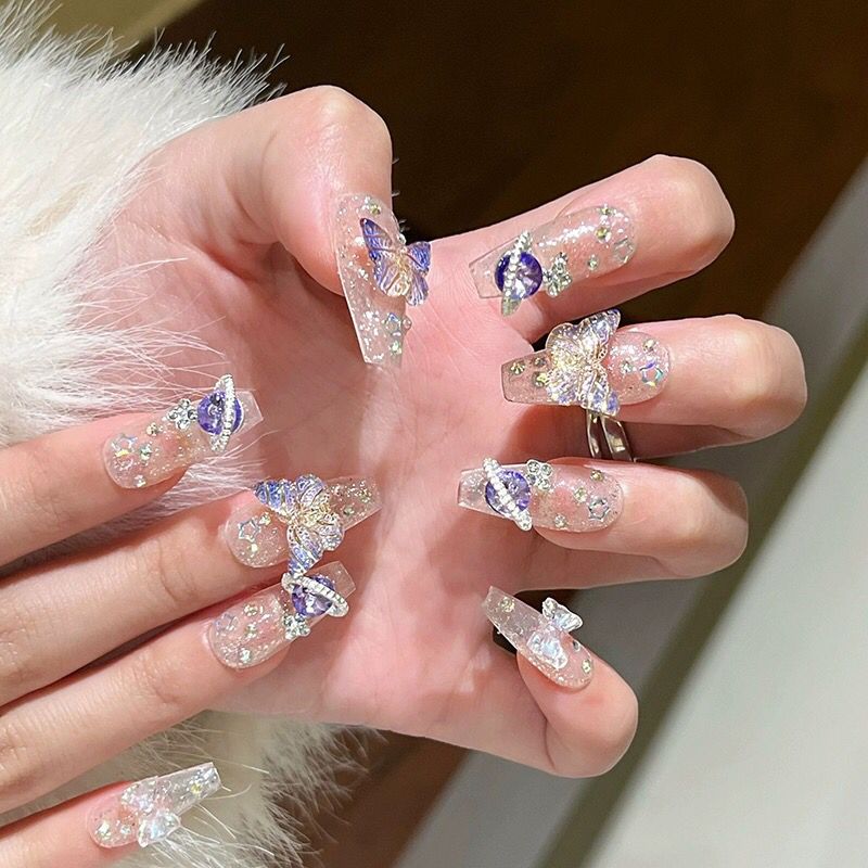 10 Uds. De uñas postizas hecha - Nail Art Xs reseña y precio