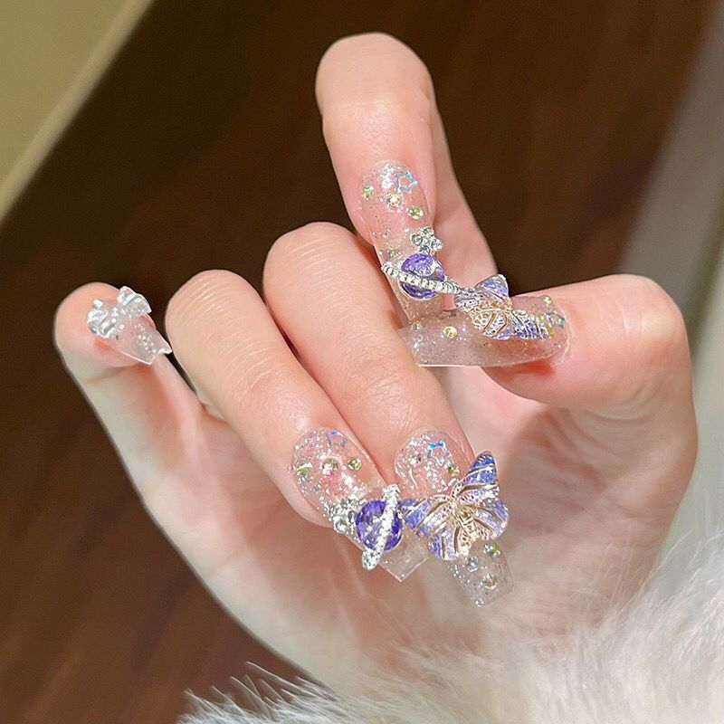 10 Uds. De uñas postizas hecha - Nail Art Xs reseña y precio