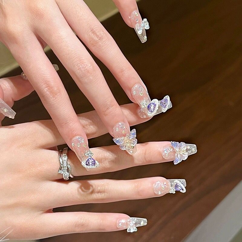 10 Uds. De uñas postizas hecha - Nail Art Xs reseña y precio