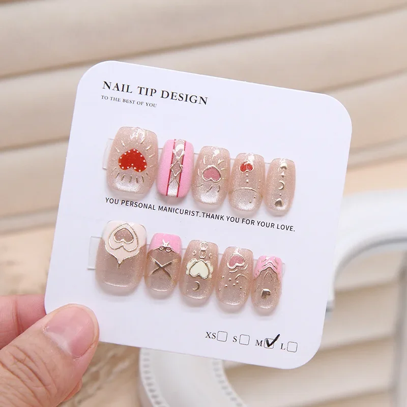 10 Uds. De uñas postizas hecha - Nail Art Xs reseña y precio