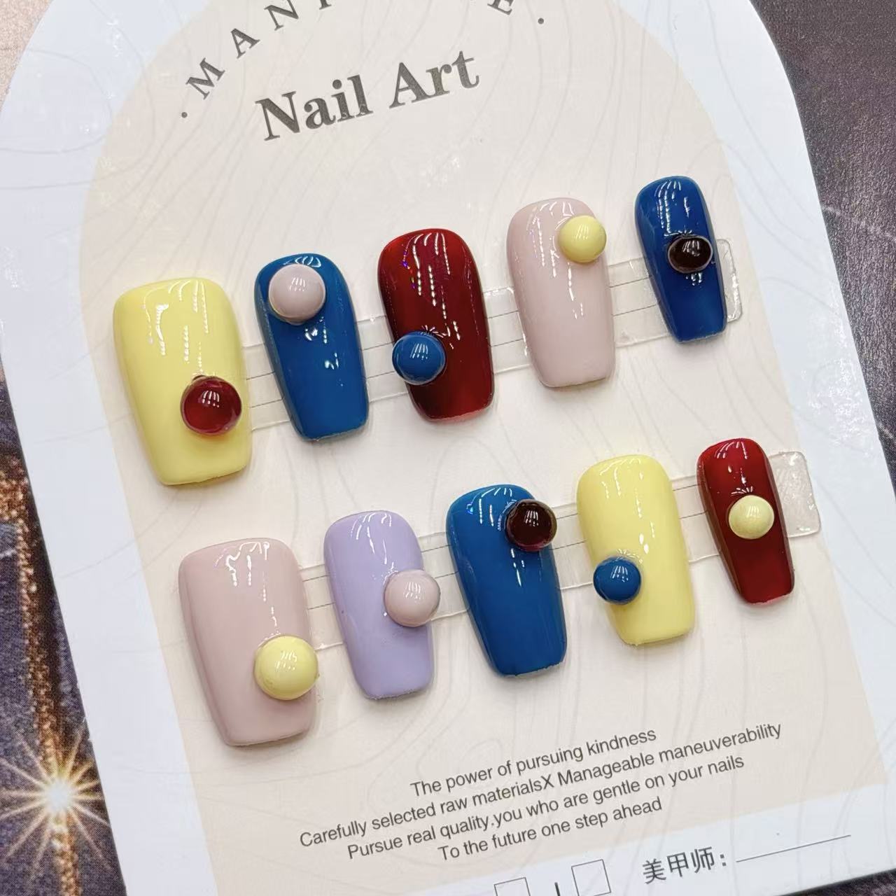 Uñas postizas de alta gama, co - Nail Art Fake Nails reseña y precio