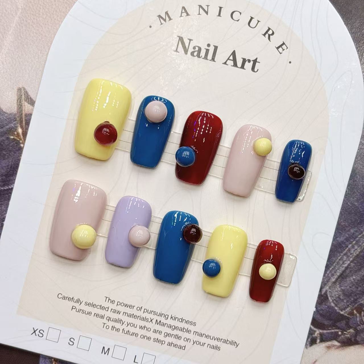 Uñas postizas de alta gama, co - Nail Art Fake Nails reseña y precio