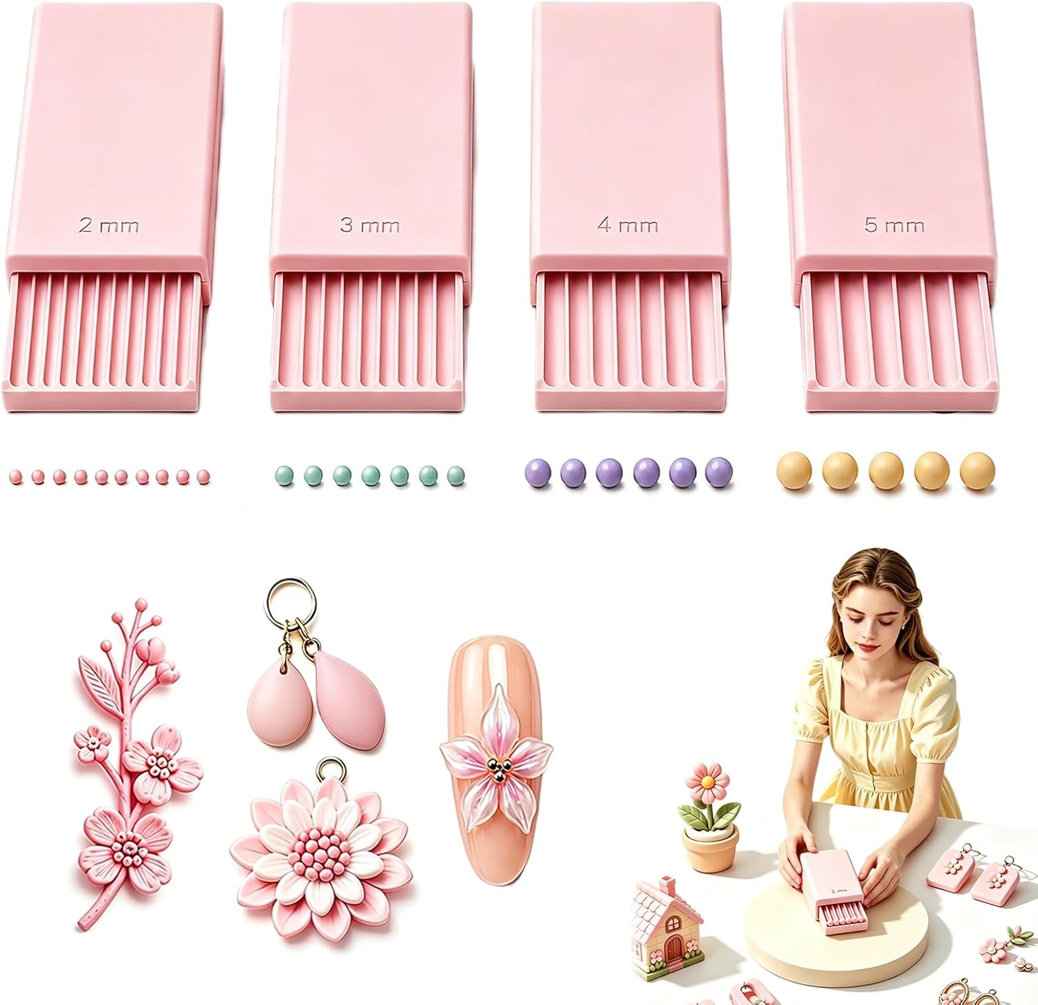 Herramienta para hacer bolas d - Nail Art Nail Art reseña y precio