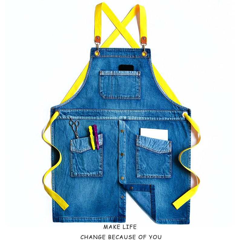 Delantal vaquero para el hogar - Nail Art Denim reseña y precio