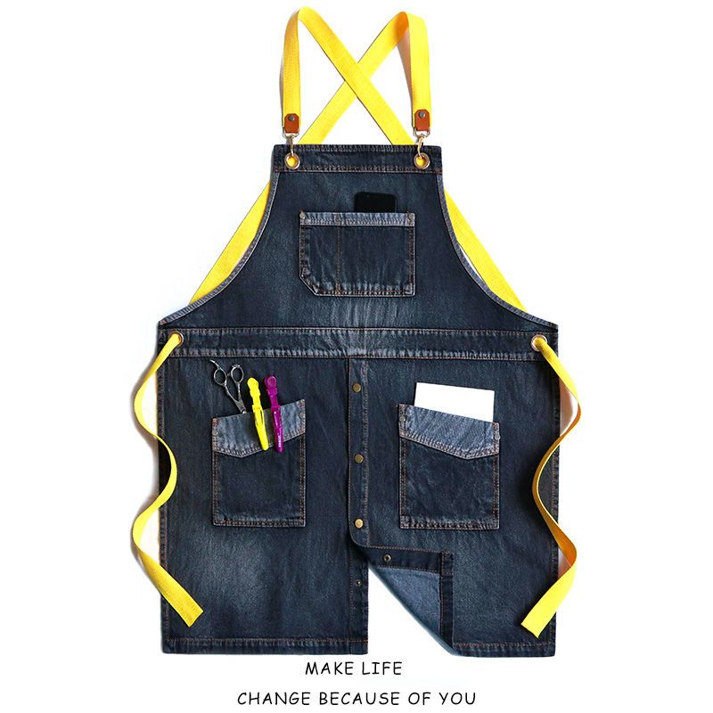 Delantal vaquero para el hogar - Nail Art Denim reseña y precio