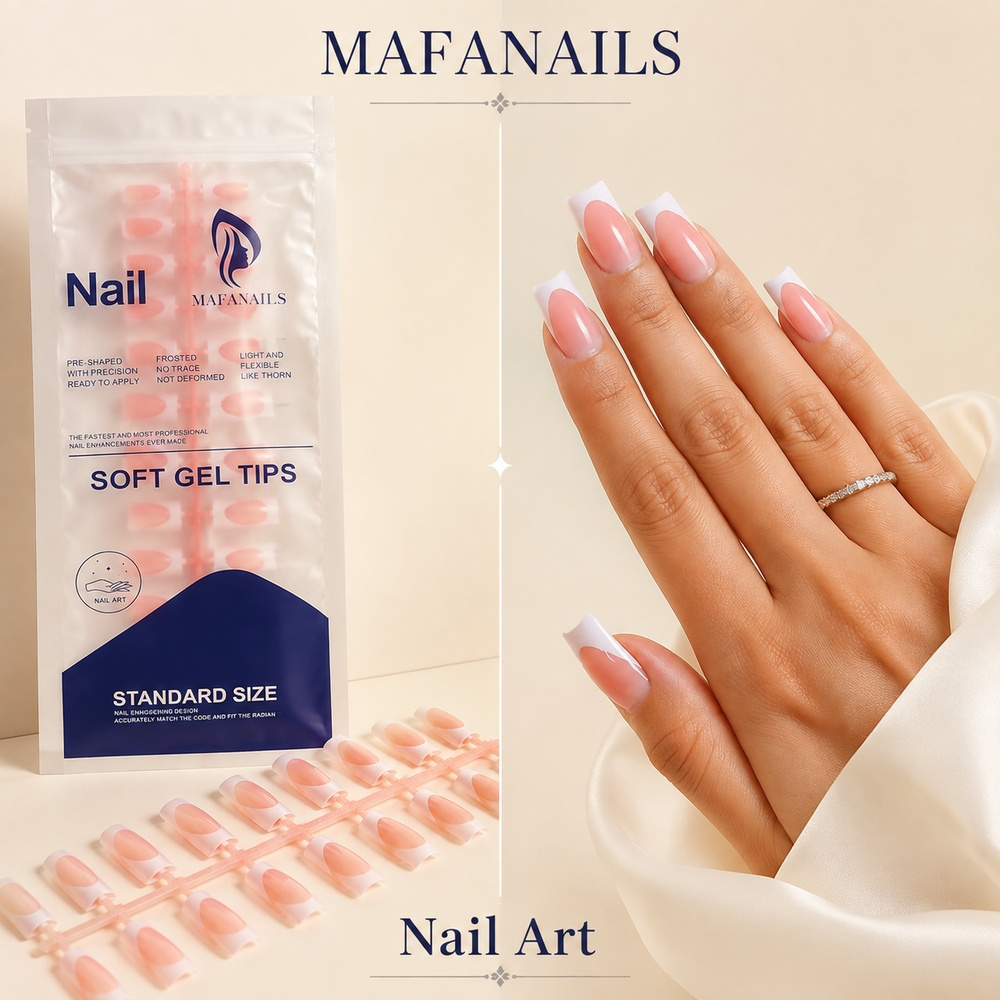 120 Uñas Postizas Flexibles de - Nail Art Pink Soft reseña y precio