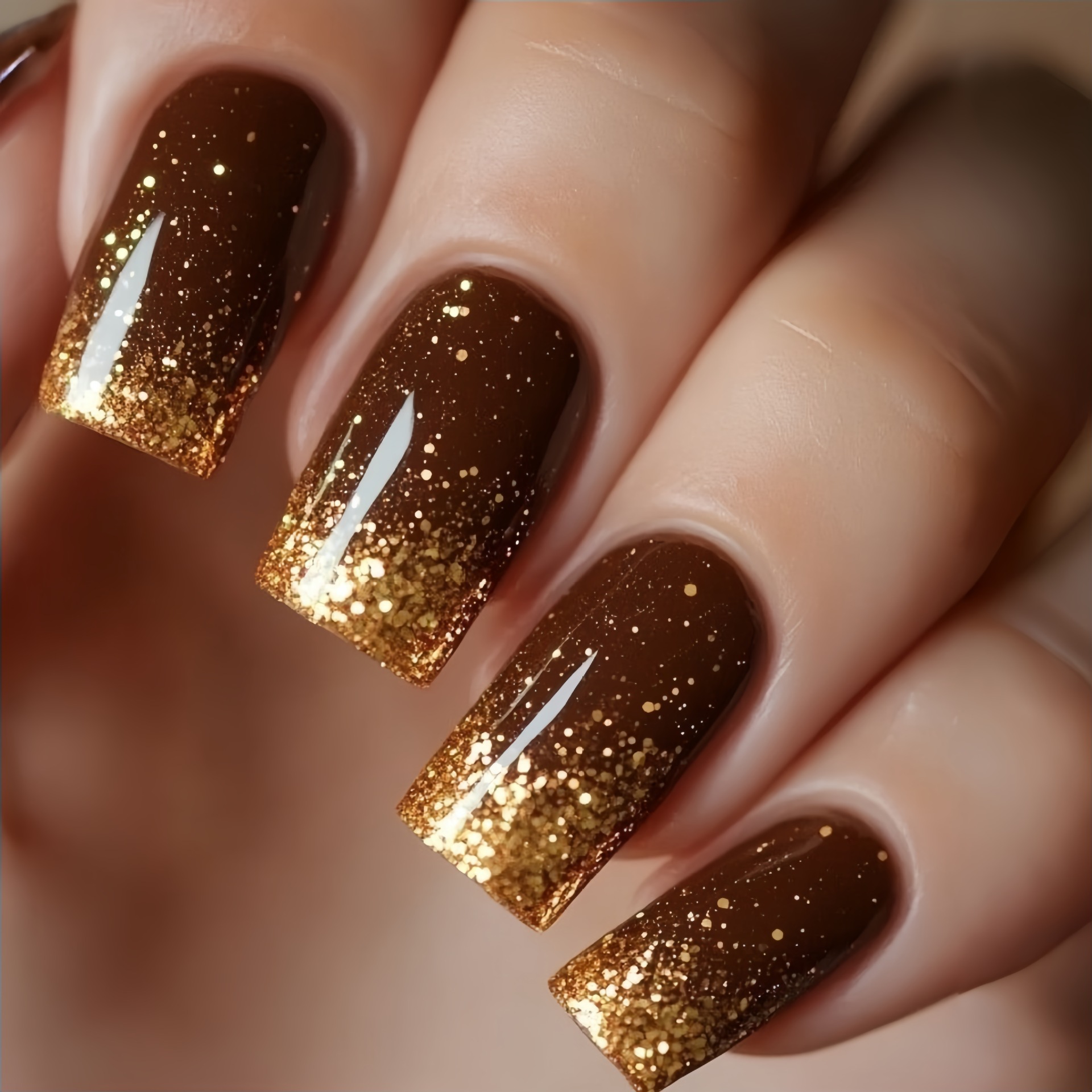 Uñas postizas medianas cortas, - Nail Art Fake Nails reseña y precio