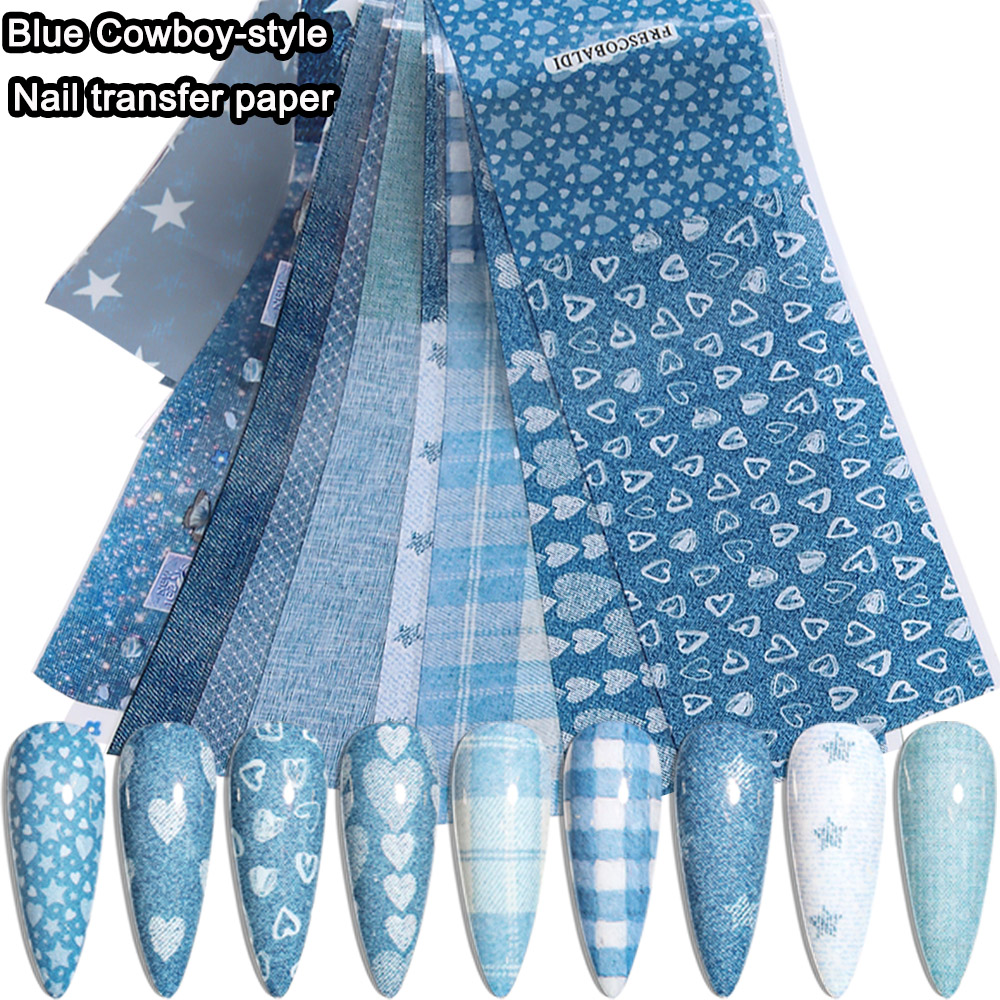 Papel de Transferencia para Uñ - Nail Art Denim reseña y precio