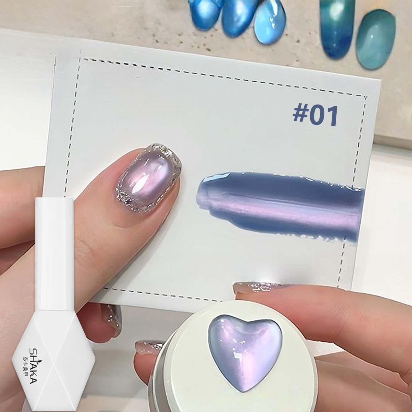 1 unidad de Esmalte de Uñas en - Nail Art Emerald Blue reseña y precio